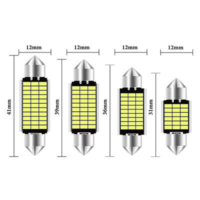 Luz LED Doble para Techo de Auto y Placa Patente - Decodificable - Image 2