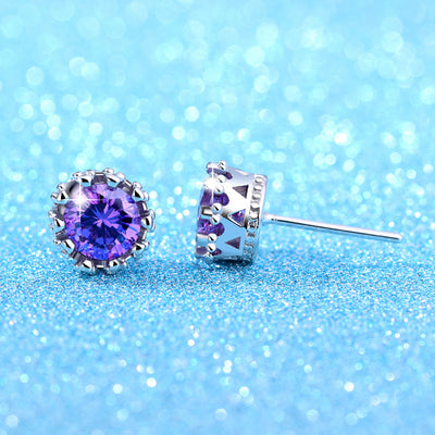 Aretes de Circonita Diamante Corona - Image 11
