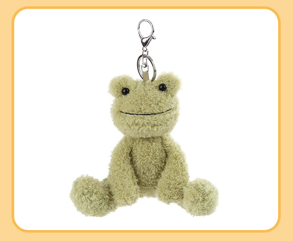 Llavero Peluche Rana Adorable para Mochila Escolar