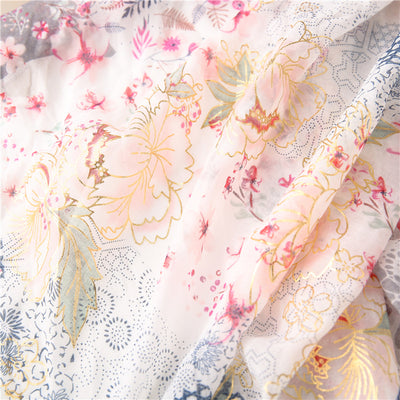 Pañuelo Floral de Encaje Algodón Suave para Mujer - Image 12