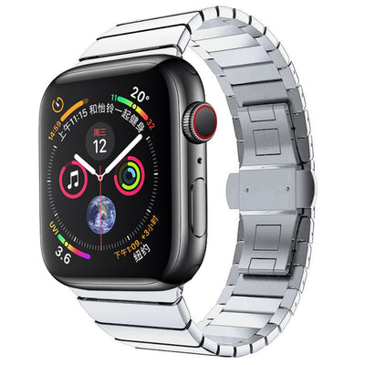 Correa Metálica de Acero Inoxidable Compatible con Apple Watch - Image 7