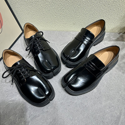 Zapatos de Cuero para Mujer con Diseño de Dedo Dividido
