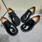Zapatos de Cuero para Mujer con Diseño de Dedo Dividido