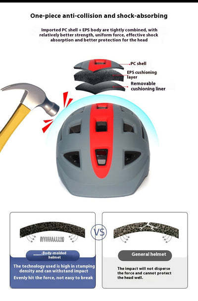 Casco Integrado 2 en 1: Patineta y Bicicleta para Commuting Urbano - Image 7