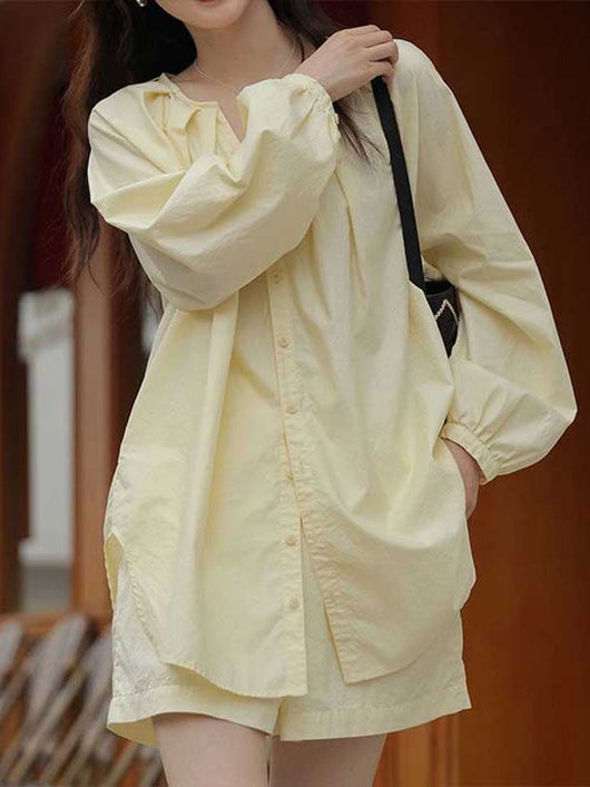 Blusa Protectora Solar para Mujer - Shorts Coordinado - Image 14