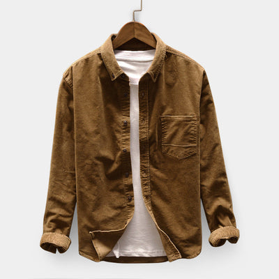 Chaqueta de Pana Casual con Bolsillos para Hombre - Image 9