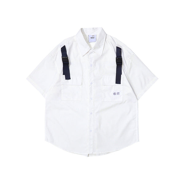 Camisa Casual de Algodón Puro para Hombre y Mujer - Diseño Minimalista