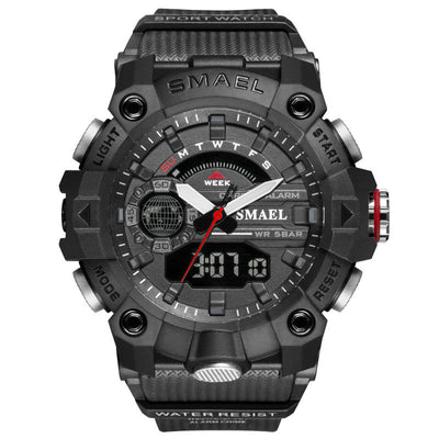Reloj Deportivo Resistente al Agua con Esfera Luminosa para Hombre