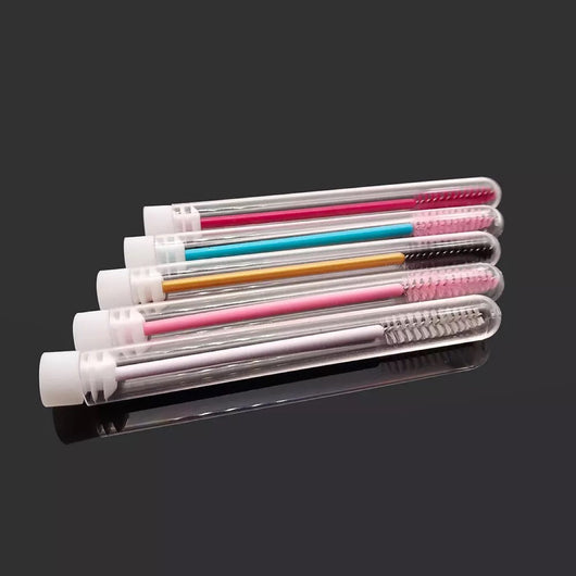 Cepillo Aplicador de Pestañas en Tubo Transparente - Uso Único - Image 4