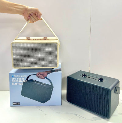 Parlante Bluetooth Portátil Retro de Madera con Subwoofer de Alta Calidad - Image 5