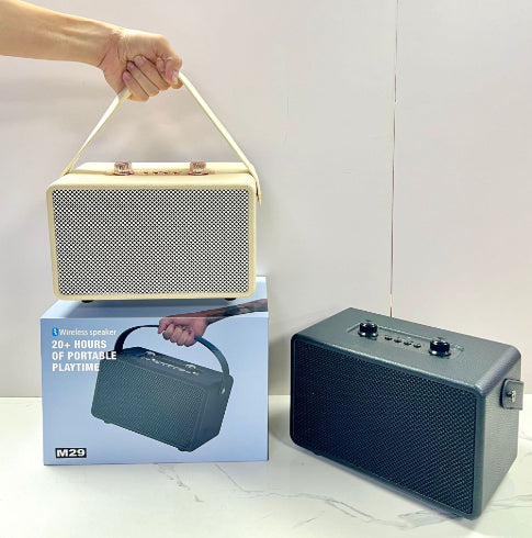 Parlante Bluetooth Portátil Retro de Madera con Subwoofer de Alta Calidad - Image 5