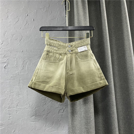 Shorts de Mezclilla Ancho Degradado para Mujer - Image 9