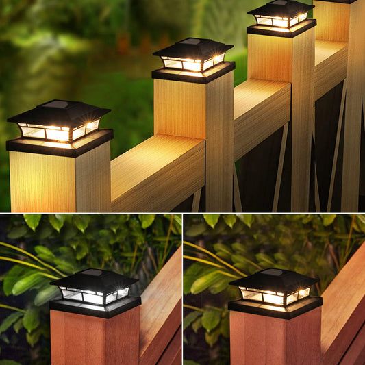 Lámpara Solar para Pilares de Jardín - Iluminación Exterior Automática - Image 2