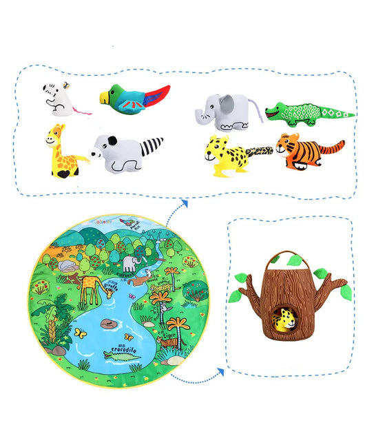 Manta de Juego Educativa con Animales para Bebés - Image 22