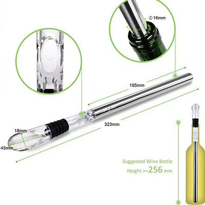 Enfriador de Vino Acero Inoxidable - Varilla Congeladora para Botellas - Image 3
