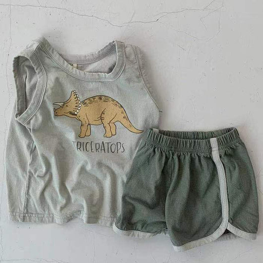 Conjunto Casual de Shorts y Chaleco para Toda la Familia - Image 2