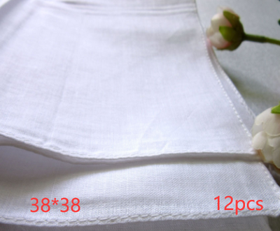 Pañuelo Cuadrado Blanco de Algodón Puro - Diseño Tie-Dye DIY Personalizado - Image 6