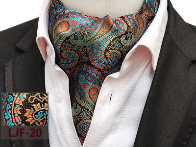 Bufanda Jacquard de Poliéster Estilo Británico para Hombre - Image 38