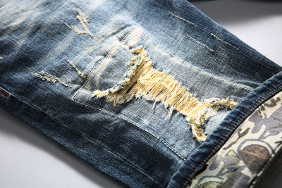 Shorts Vaquero Elástico Slim Fit Hombre - Corte Recto Cómodo - Image 8