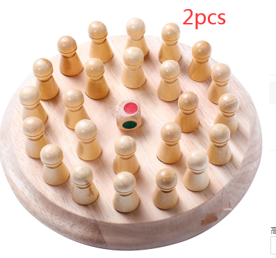 Ajedrez de Memoria en Madera - Juguete Educativo para Niños - Image 7