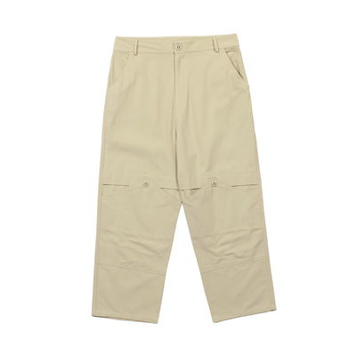 Pantalones Anchos de Lona para Hombre - Estilo Europeo Casual - Image 9