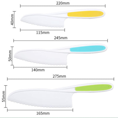 Cuchillo de Plástico para Frutas - Herramienta Segura para Niños Pequeños - Image 8