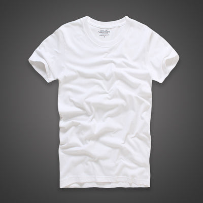 Camiseta de Algodón Puro Cuello Redondo Manga Corta - Image 11