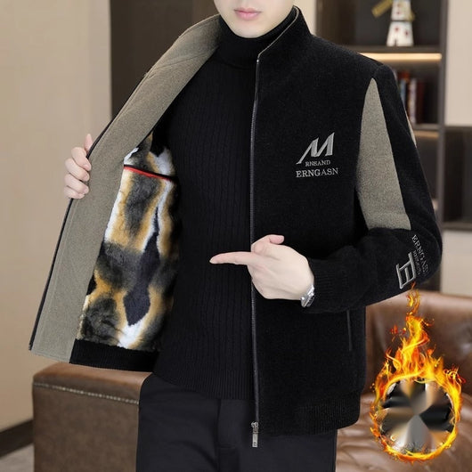 Chaqueta de Polar para Hombre con Cuello Alzado - Image 7