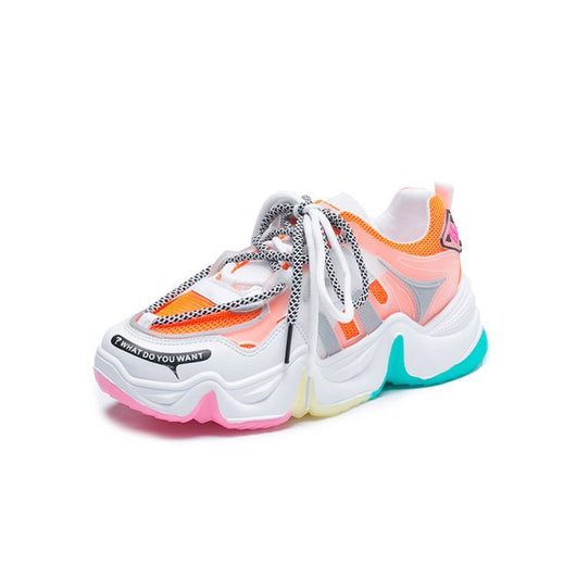 Tenis Plataforma Arcoíris - Estilo Casual Versátil - Image 7