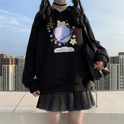 Sudadera Holgada Trendy para Niñas - Top Ligero Escuela Secundaria - Image 10