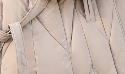 Abrigo Acolchado de Algodón para Mujer con Control de Cintura - Image 11