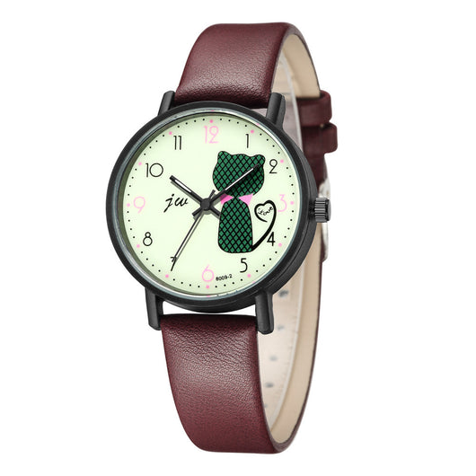 Reloj de Pulsera Casual para Mujer - Diseño Gatito Adorable - Image 8