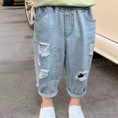 Pantalones Vaqueros Personalizados para Niños - Estilo Fresco del Verano - Image 8