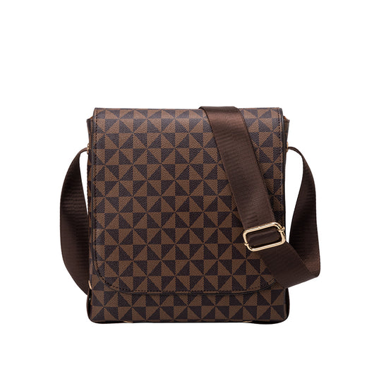 Bolsa de Hombro con Solapa Estilo Europeo y Americano para Hombre - Image 11