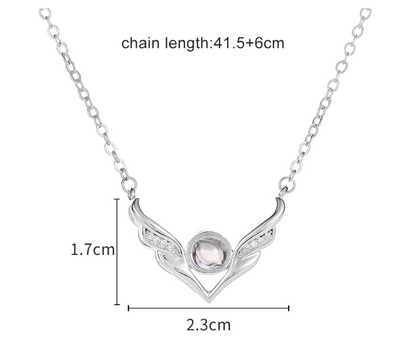 Collar de Alas Declaración de Amor en Cien Idiomas - Image 7