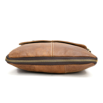Bolsa Casual de Cuero Genuino para Hombre - Bandolera First Layer - Image 16