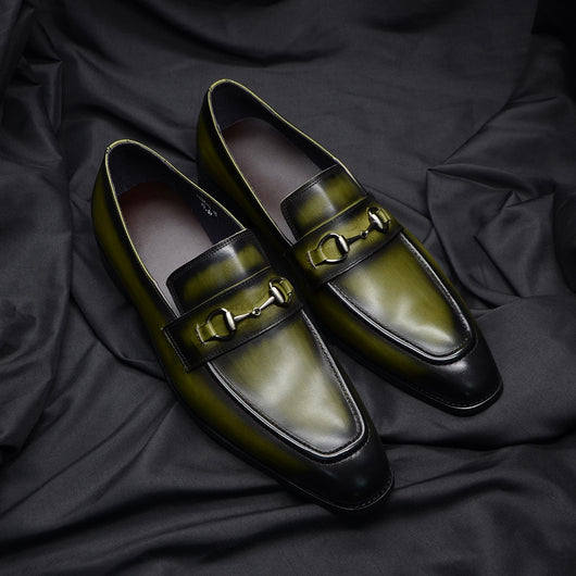 Zapatos de Cuero Genuino para Hombre - Estilo Business Casual Verano - Image 14