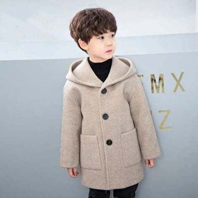 Abrigo de Lana para Niño Largo Invierno - Image 5