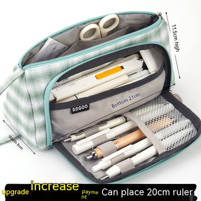Estuche Minimalista de Gran Capacidad para Artículos de Papelería - Image 19