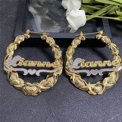 Aretes Personalizados Grabados en Aleación Wind - Image 9