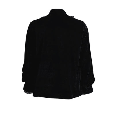 Camisa Vintage de Terciopelo Estilo Gótico Medieval para Hombre - Image 5