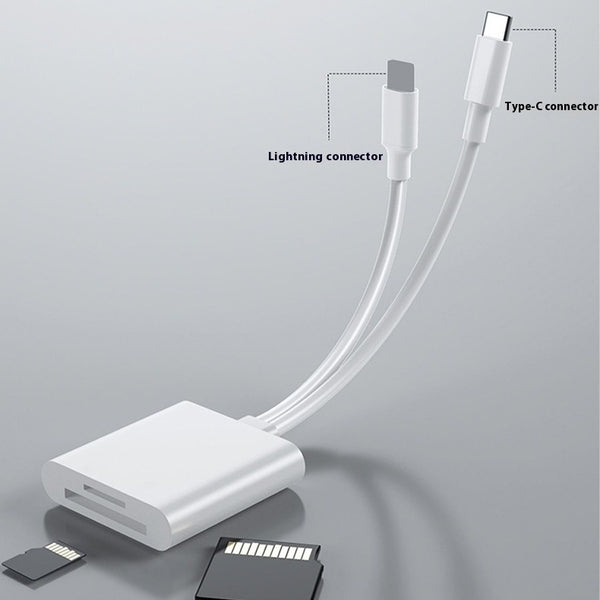 Adaptador Universal USB-C con Lector de Tarjetas de Memoria