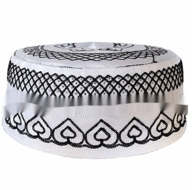 Gorro Islámico Bordado para Hombre - Diseño a Rayas Elegante - Image 7