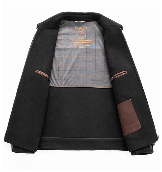 Chaqueta de Lana Pura con Forro de Plumón de Pato Desmontable - Image 11
