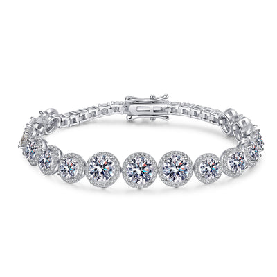 Pulsera de Plata 925 con Moissanita Incrustada - Diseño Brillante Estrellado para Mujer - Image 14