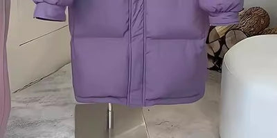 Abrigo Acolchado de Plumón Largo para Mujer - Diseño Elegante y Cálido - Image 15