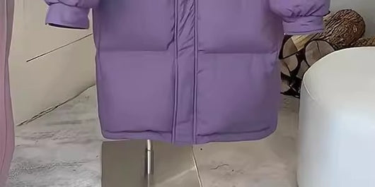 Abrigo Acolchado de Plumón Largo para Mujer - Diseño Elegante y Cálido - Image 15