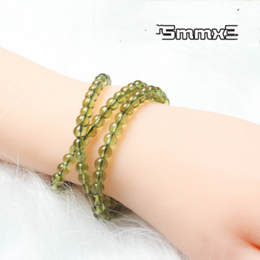 Pulsera de Cristal Peridoto Verde Hielo para Mujer - Image 11