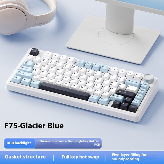 Teclado Inalámbrico Mecánico Hot Plug Trimodal Bluetooth - Image 6