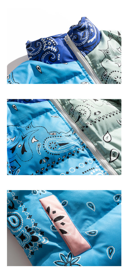 Conjunto de Ropa Suelta a Juego para Parejas - Diseño Floral Cachemir - Image 16